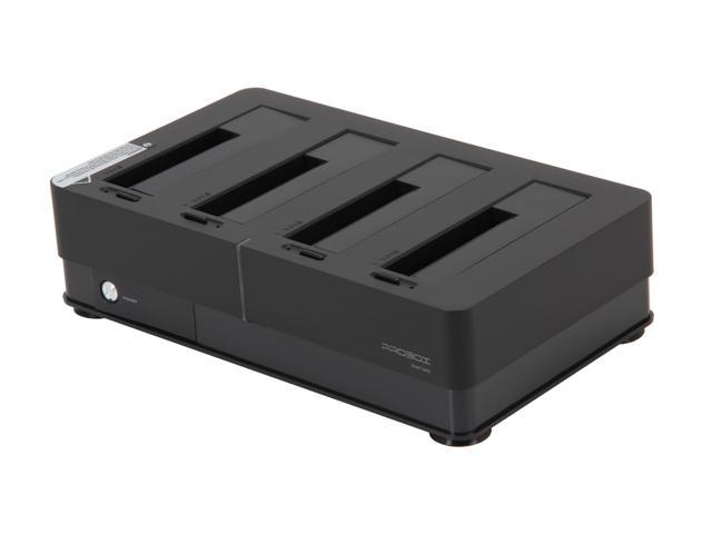 Mediasonic HFD1-SU3S2 2.5" & 3.5" Black SATA USB 3.0 & eSATA ProBox 4-Bay Dock Station