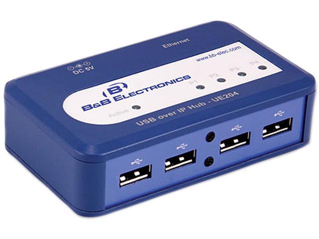 B&B USB Over Ethernet Server, 4 Port