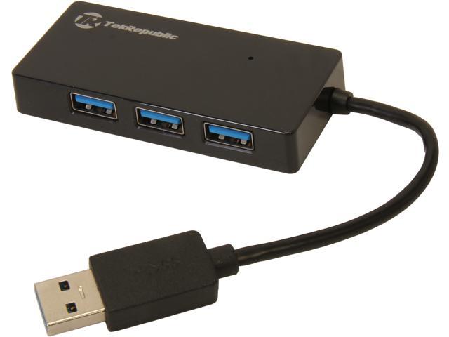 Tek Republic TUH-300 USB 3.0 4 Port Portable Hub