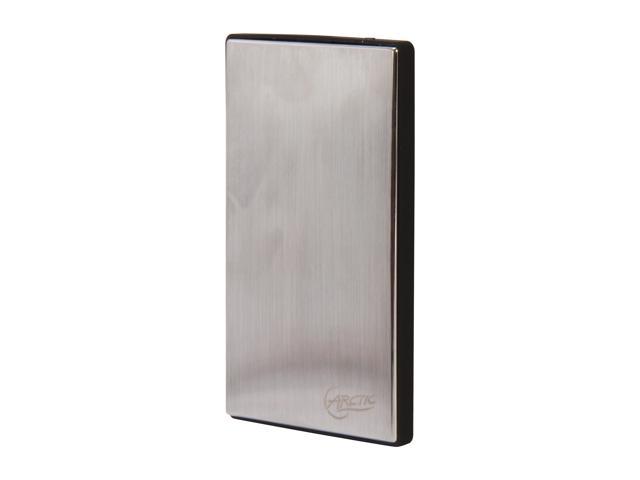 ARCTIC 2.5" HDD Enclosure Portable External Storage, Supports USB 3.0, Stainless Steel - Silver