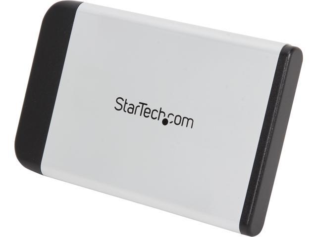 StarTech IDE2510U2 Aluminum 2.5" Silver USB 2.0 to IDE External Hard Drive Enclosure