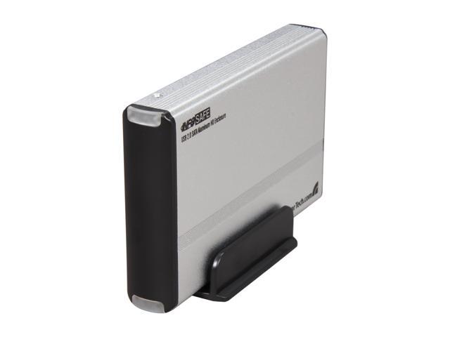 StarTech InfoSafe SAT3510U2V Aluminum 3.5" Silver USB 2.0 to SATA External Hard Drive Enclosure