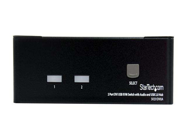 StarTech.com SV231DVIUA 2 Port DVI USB KVM Switch with Audio and