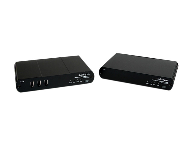 StarTech.com SV565UTPDUA USB DVI KVM Console Extender w/ True USB 2.0 ...
