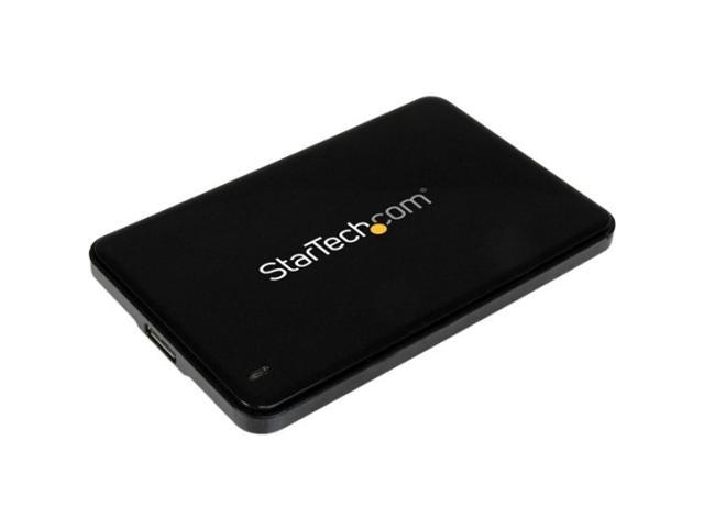 StarTech.com 2.5in USB 3.0 SATA Hard Drive Enclosure w/ UASP for Slim 7mm SATA III SSD / HDD - 7mm 2.5" Drive Enclosure - SATA 6 Gbps (S2510BPU337)