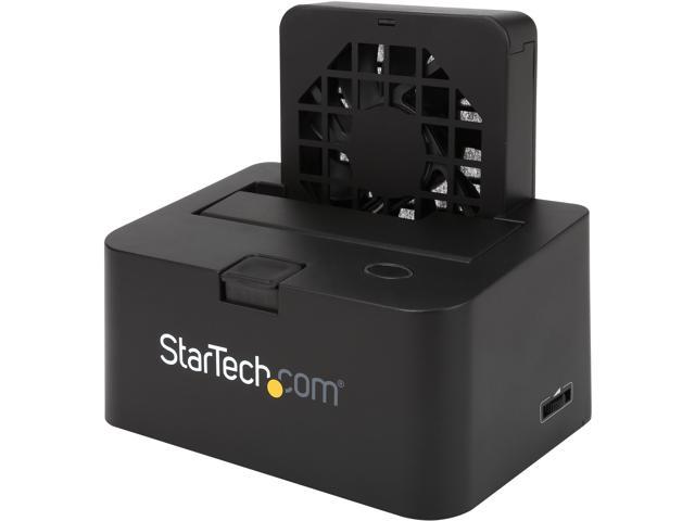 StarTech SDOCKU33EF Black External docking station for 2.5in or 3.5in SATA III 6Gbps hard drives - eSATA or USB 3.0 with UASP