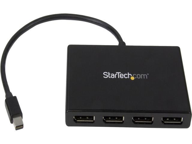 StarTech.com MSTMDP124DP MST Hub - Mini DisplayPort to 4x DisplayPort - Multi Stream Transport Hub - MDP 1.2