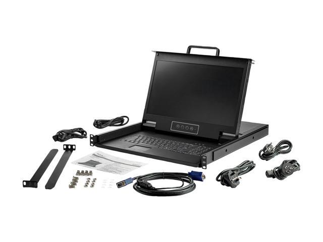 StarTech.com RKCONS17HD Rackmount KVM Console - 1U - 17.3in Display ...