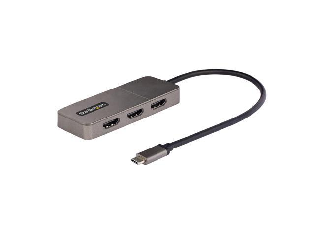 StarTech.com 3-Port USB-C MST Hub - USB Type-C to 3x HDMI Multi-Monitor Adapter for Laptop MST14CD123HD