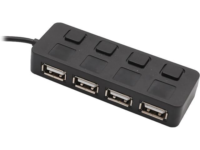 SYBA CL-U2MNHUB-4B 4 Ports USB V2.0 Black Mini Hub