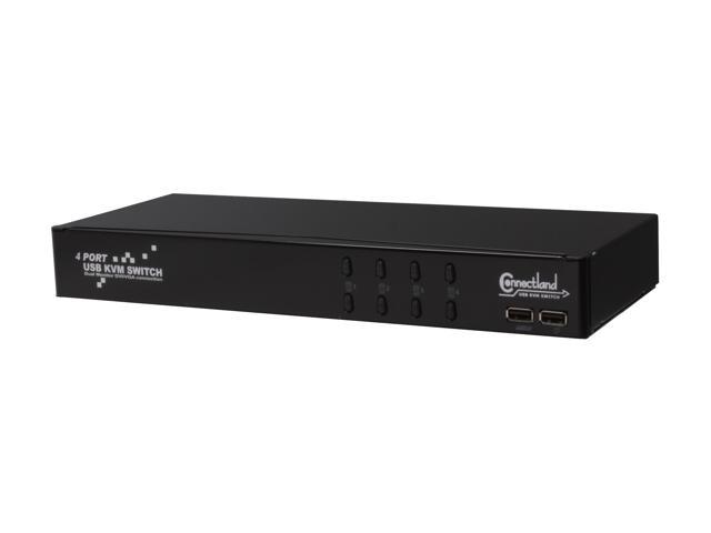 Connectland CL-KVM20029 4-Port USB KVM Switch