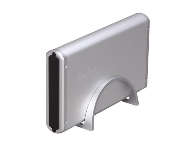 SYBA CL-ENC35008 Aluminum 3.5" Silver IDE / SATA USB 2.0 External Enclosure