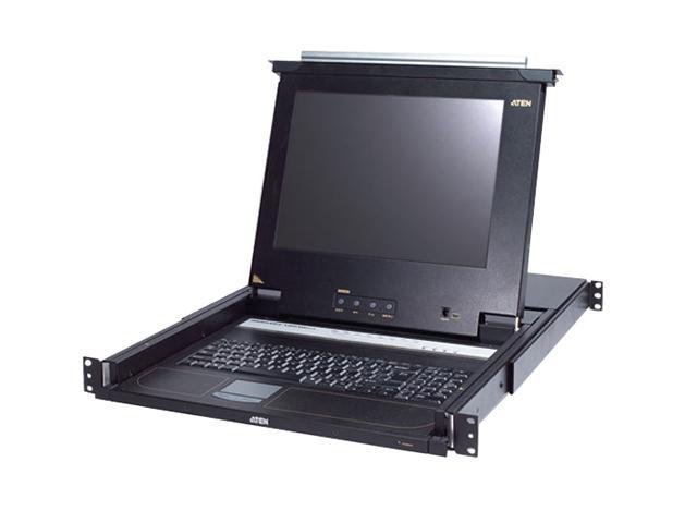 ATEN CL5716M 17" LCD 16 Port PS/2 USB Combo KVM with Peripheral Sharing Technology