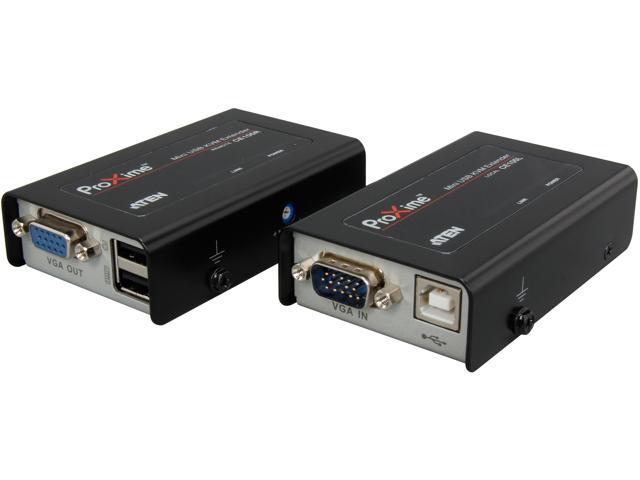 omdømme pad Selv tak ATEN CE100 Cat5 USB KVM Mini Console Extender - up to 320 ft KVM Switches -  Newegg.com
