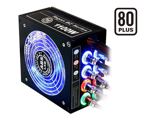ABS Tagan BZ Series BZ1100 1100 W ATX12V / EPS12V SLI Ready CrossFire Ready 80 PLUS Certified PipeRock type modular cable with colorful LED Active PFC Patent Piperock Modular Power Supply