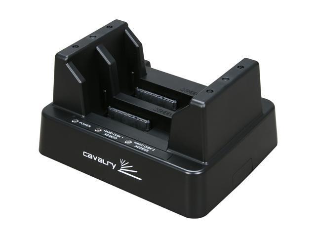 Cavalry EN-CAHDD-U3 Series EN-CAHDD2BU3-ZB 2.5" & 3.5" Black SATA USB 3.0 2-Bay Hard Drive Dock