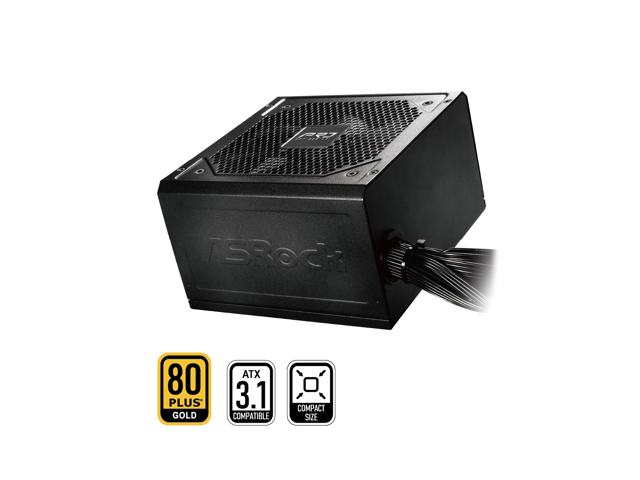 ASRock PRO Series PRO-650G 650 W ATX 3.1 Compatible Power Supply