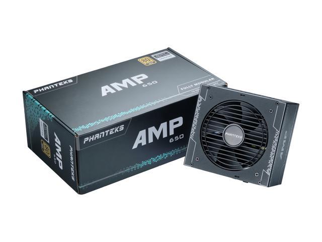 Phanteks AMP Series 650W 80PLUS Gold, ATX Power Supply, Fully Modular, Hybrid Mode, Silent fan, Revolt PRO LINK Certified