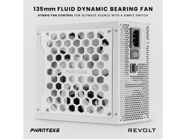 Phanteks Revolt 1200W 80PLUS Platinum, ATX 3.0, PCIe 5.0, Fully Modular,  Power Supply Unit only, White