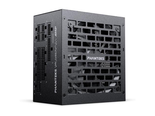 Phanteks AMP GH 1200W Platinum Power Supply, ATX 3.1 and PCIe 5.1 Platform, Fully Modular Individual Cables, Silent Fanless mode, Black.