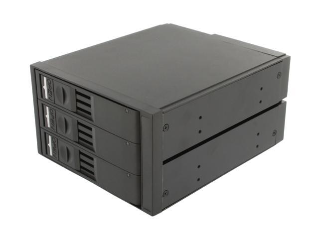 SNT SNT-SAC2131TL 3x3.5" Hard drive in 2x5.25" Bay SAS/SATA Trayless Backplane Hot Swap RAID Cage
