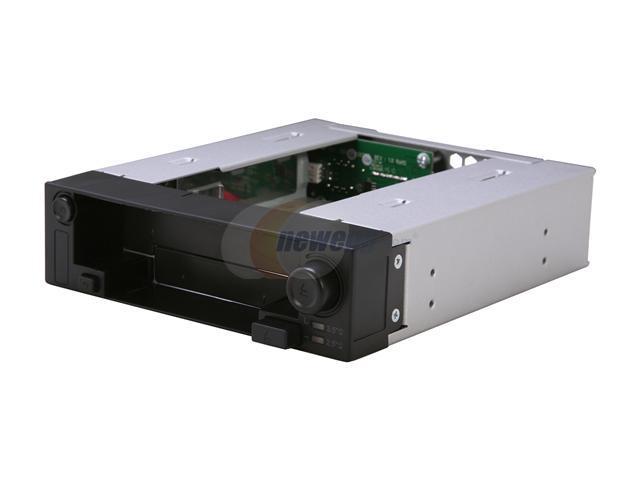 ICY DOCK 5.25 Inch Hot Swap Drive Caddy / Docking for 2.5 Inch & 3.5 Inch SATA Hard Drive/SSD - DuoSwap MB971SP-B