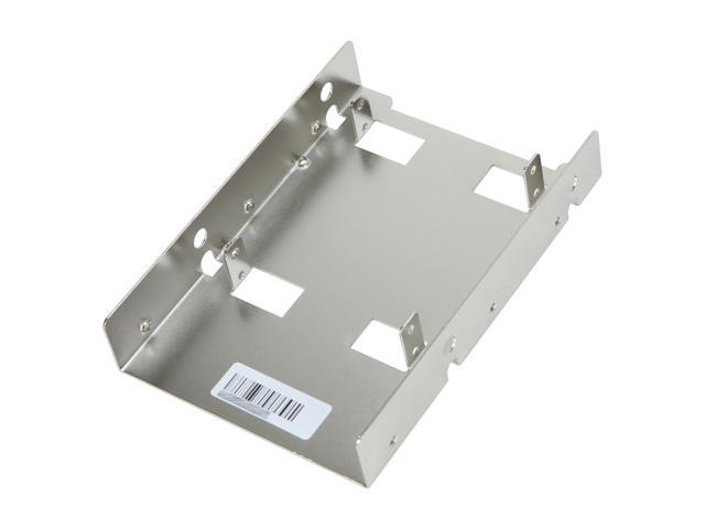 SilverStone SST-SDP08 3.5" to 2x 2.5" Bay Converter (Nickel-coated)