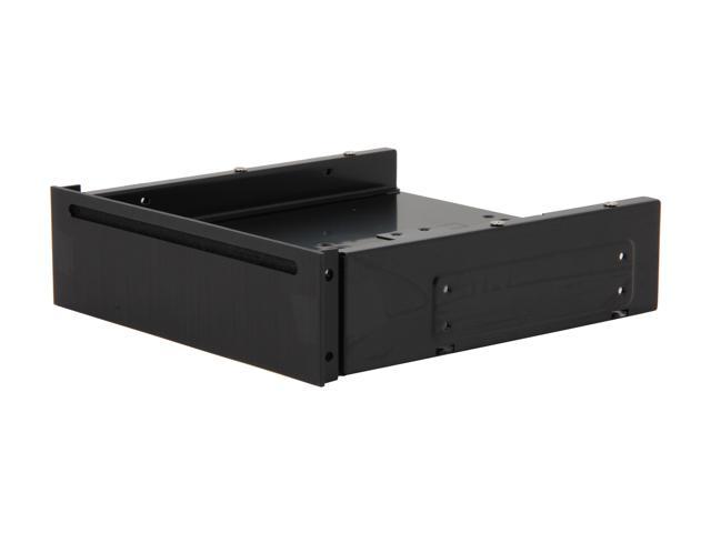 SilverStone SST-FP58B 5.25" Aluminum Cover Bay for Slot-load Slim ODD and 4 x 2.5" HDD/SSD - Black