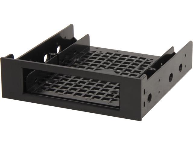 Rosewill RDRD-12001 - 2.5" or 3.5” HDD / SSD Drive Bracket For 5.25" Drive Bay, Black