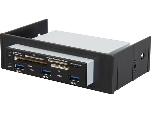USB 3.0 Interface, Plug & Play, 3.5" or 5.25" Multi I/O Front Panel with USB 3.0 3-port Hub & 6-slot