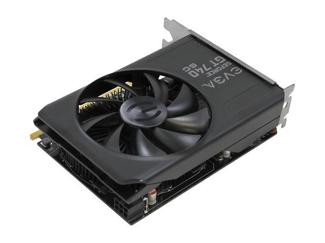 EVGA GeForce GT 740 Superclocked Single Slot 4GB DDR3 Graphics Cards  04G-P4-2744-KR : Electronics 