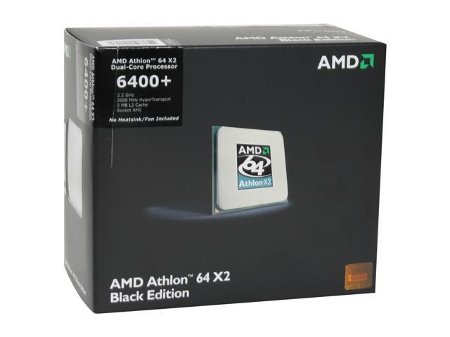 AMD Athlon 64 X2 6400+ - Athlon 64 X2 Windsor Dual-Core 3.2 GHz Socket AM2 125W Processor - ADX6400CZWOF
