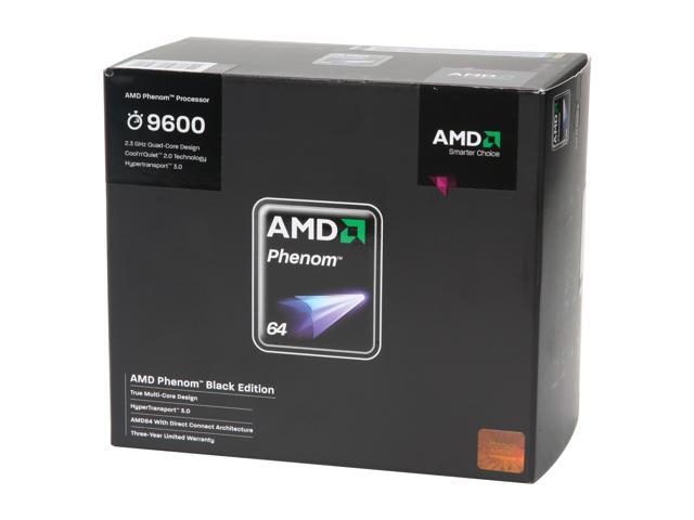 AMD Phenom 9600 Agena 2.3GHz 4 x 512KB L2 Cache 2MB L3 Cache Socket AM2+ 95W Quad-Core Processor