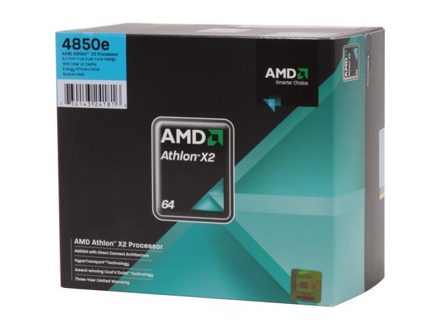 AMD Athlon X2 4850e - Athlon X2 Dual-Core 2.5 GHz Socket AM2 45W Processor - ADH4850DOBOX
