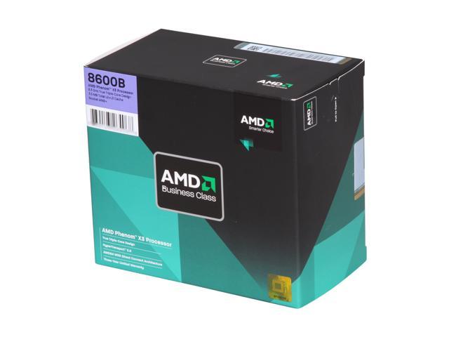 AMD Phenom X3 8600B - Phenom X3 Toliman Triple-Core 2.3 GHz Socket AM2+ 95W Processor - HD860BWCGHBOX
