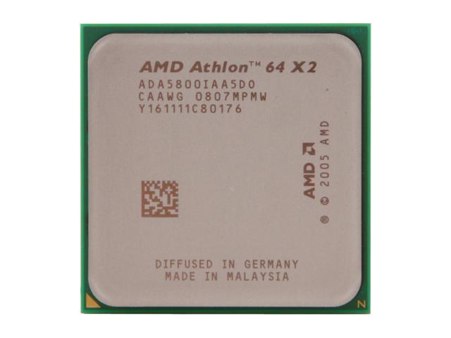 voorjaar wildernis Verblinding AMD Athlon 64 X2 5800+ - Athlon 64 X2 Brisbane Dual-Core 3.0 GHz Socket AM2  89W Processor - ADA5800IAA5DO - Newegg.com