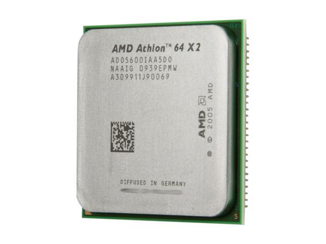 Used Like New Amd Athlon 64 X2 5600 Athlon 64 X2 Brisbane Dual Core 2 9 Ghz Socket Am2 65w Processor Ado5600iaa5do Newegg Com