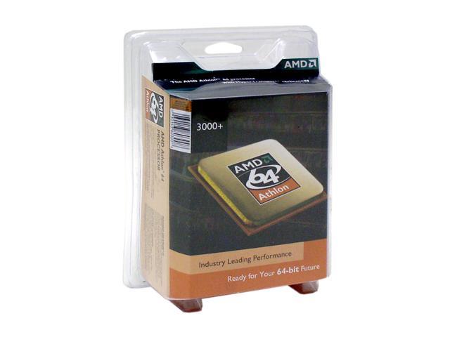 AMD Athlon 64 3000+ - Athlon 64 Newcastle Single-Core 2.0 GHz Socket 754 Processor - ADA3000BOX