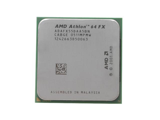 AMD Athlon 64 FX-55 - Athlon 64 FX San Diego Single-Core 2.6 GHz Socket 939 104W Processor - ADAFX55DAA5BN - OEM