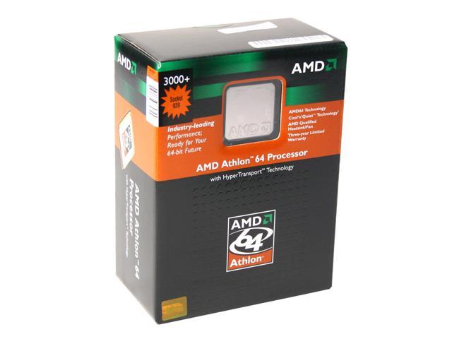 AMD Athlon 64 3000+ - Athlon 64 Venice Single-Core 1.8 GHz Socket 939 Processor - ADA3000BPBOX