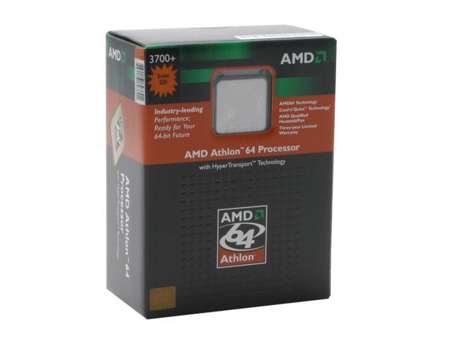 AMD Athlon 64 3700+ - Athlon 64 San Diego Single-Core 2.2 GHz Socket 939 Processor - ADA3700BNBOX