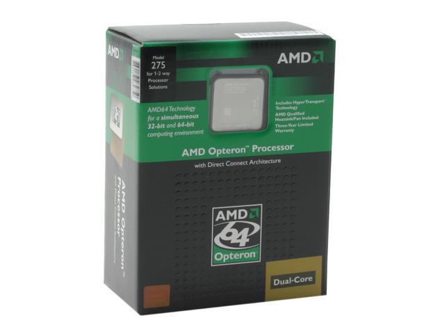 AMD Opteron 275 Italy 2.2 GHz 2 x 1MB L2 Cache Socket 940 95W OSA275CBBOX Processor