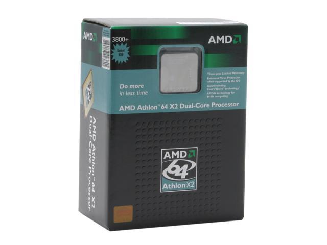 AMD Athlon 64 X2 3800+ - Athlon 64 X2 Manchester Dual-Core 2.0 GHz Socket 939 Processor - ADA3800BVBOX