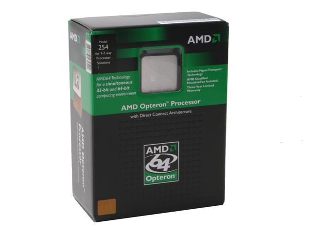 AMD Opteron 254 - Opteron Troy Single-Core 2.8 GHz Socket 940 Processor - OSA254BLBOX