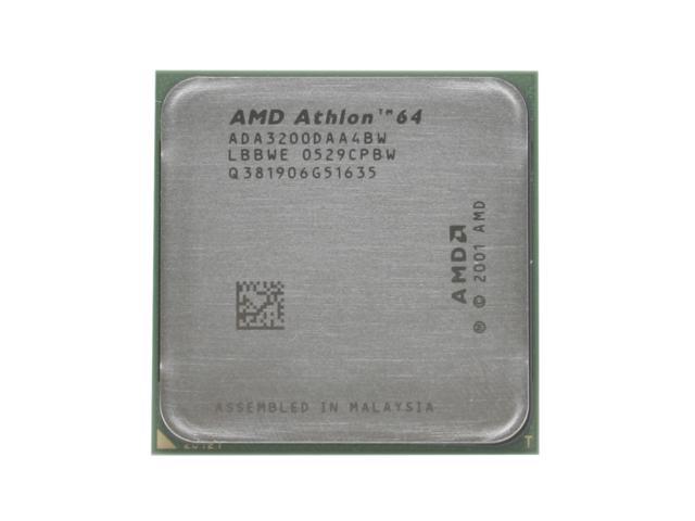 AMD Athlon 64 3200+ - Athlon 64 Venice Single-Core 2.0 GHz Socket 939 67W Processor - ADA3200DAA4BW - OEM