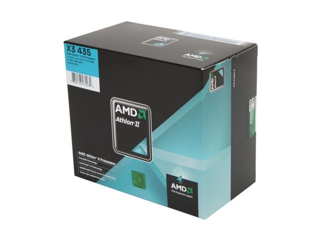 AMD Athlon II X3 435 - Athlon II X3 Rana Triple-Core 2.9 GHz Socket AM3 95W Processor - ADX435WFGIBOX