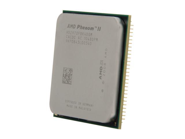 AMD Phenom II X4 970 - Phenom II X4 Deneb Quad-Core 3.5 GHz Socket AM3 125W Desktop Processor - HDZ970FBK4DGM - OEM