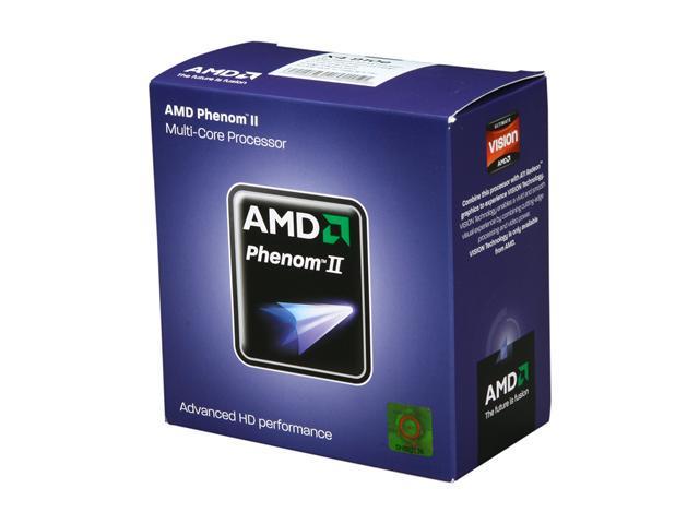 AMD Phenom II X4 910e - Phenom II X4 Deneb Quad-Core 2.6 GHz Socket AM3 65W Desktop Processor - HD910EOCGMBOX