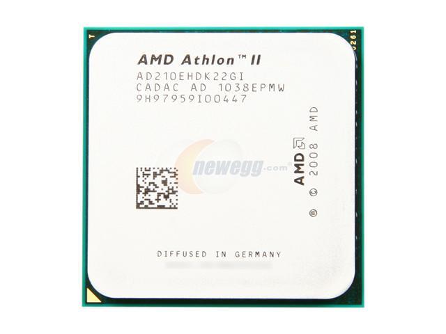 Amd Athlon Ii X2 210e Athlon Ii X2 Regor Dual Core 2 6 Ghz Socket Am3 45w Desktop Processor