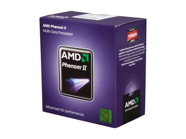 AMD Phenom II X4 840 - Phenom II X4 Quad-Core 3.2 GHz Socket AM3 95W Desktop Processor - HDX840WFGMBOX